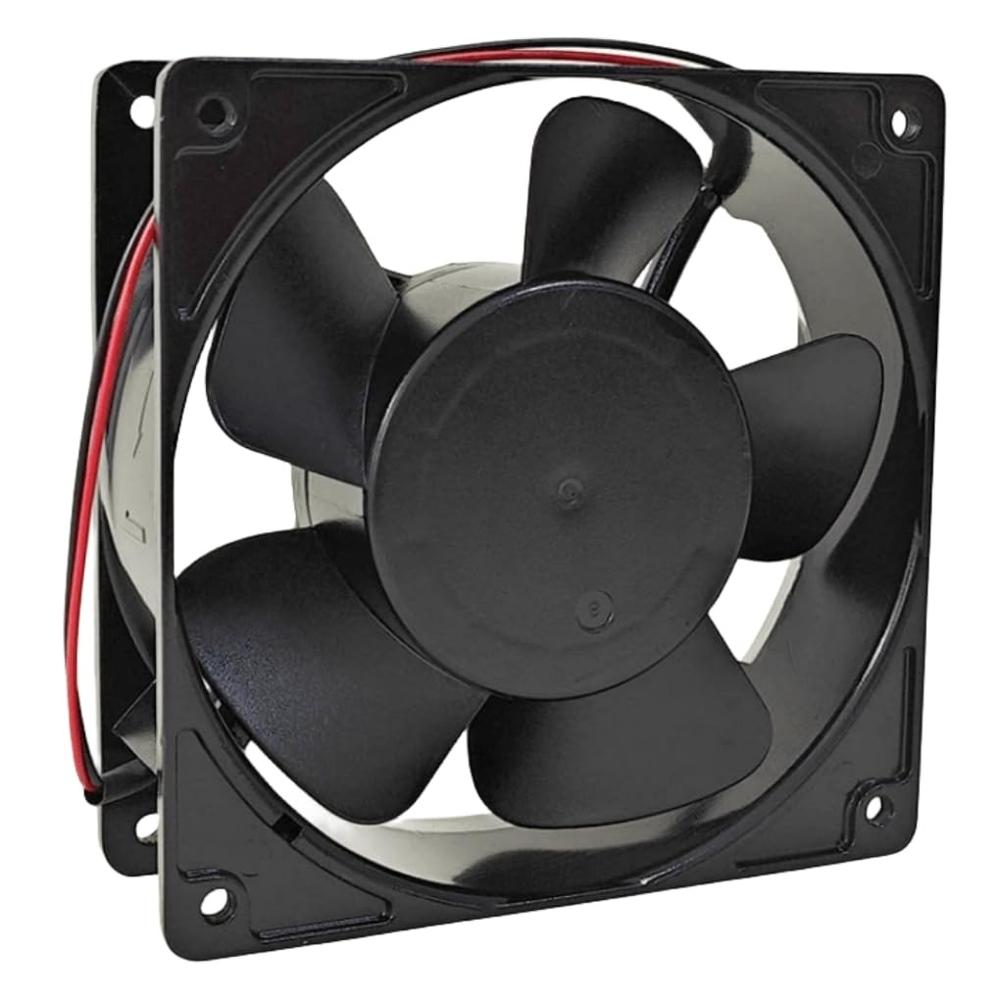 Adda Ad1224hb-f51 24v Dc 0.32a 2-wire 12038mm Plastic Ball Axial Cooling Fan - Color: Black