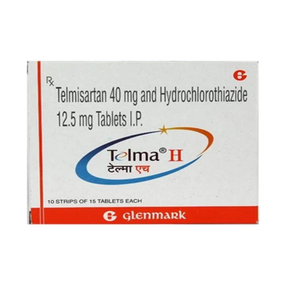 Telma H Telmisartan (40mg) + Hydrochlorothiazide (12.5mg) Tablet