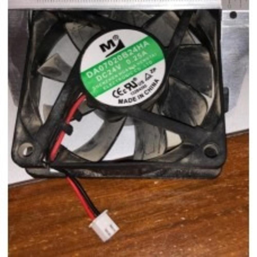 M DA07020B24HA 24V DC 0.25A 8025mm PLASTIC 2-WIRE BALL Axial Cooling Fan
