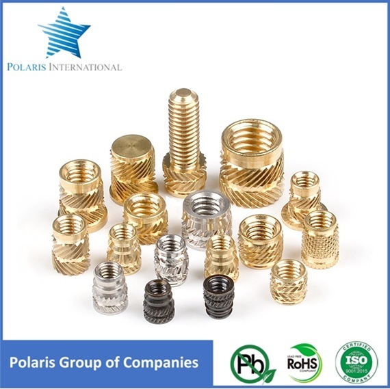 Brass Threaded Moulding Inserts - Application: Electronics