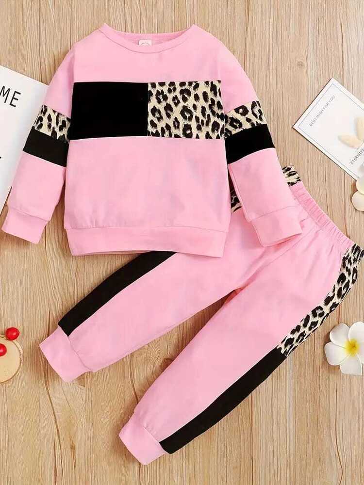 Trendy Girls Unique Design T-Shirt And Track Pants - Age Group: Kids