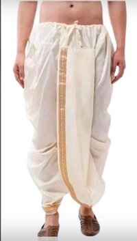 Maharaj Dhoti Pattern - Color: White