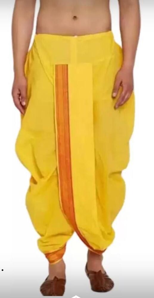 Maharaj Dhoti Pattern - Color: White