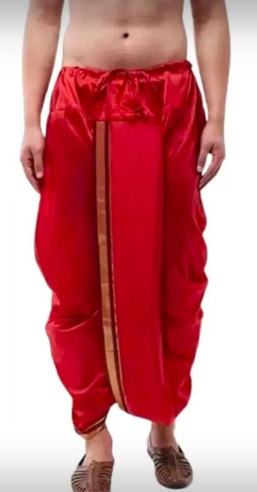 Maharaj Dhoti Pattern - Color: White