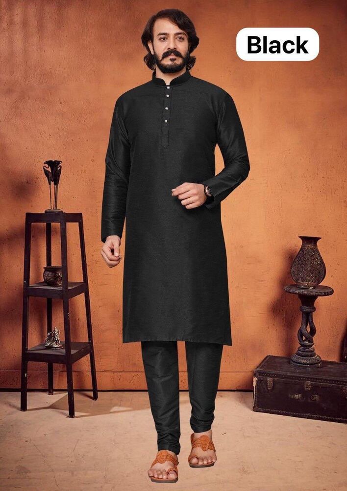Silk Mans Kurta With Payjama