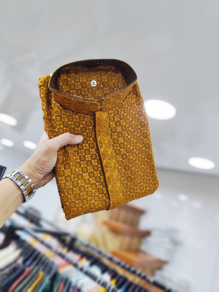 Luckhnawi Work Mens Kurta With Payjana