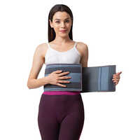 Dr Helix Abdominal Belt Adjustable Support For Post-surgery, Hernia, & Abdominal Pain Relief - Color: Grey