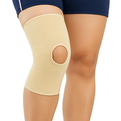 Dr Helix Unisex Grey Knee Brace - Compression Support for Pain Relief & Injury Prevention