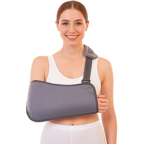 Dr Helix Arm Pouch Sling for Shoulder & Arm Support Adjustable Moderate Support Sling for Fracture Recovery