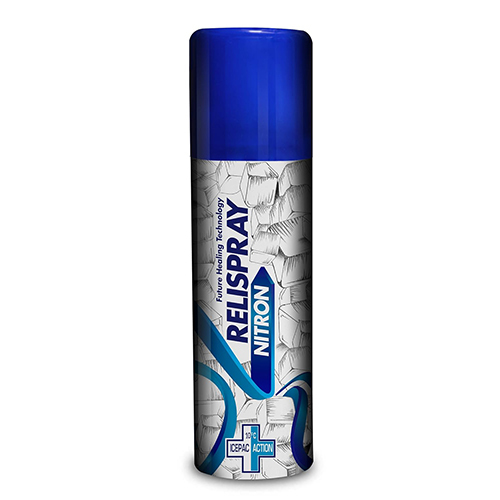 RELISPRAY Nitron  Future Healing Technology Ice pack action Helps Reduce Swelling & Numbs pain