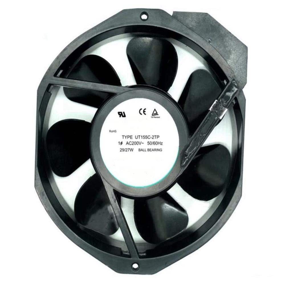 ROYAL FAN UT155C-2TP 200V AC 27W 17238mm METAL Axial BALL Cooling Fan