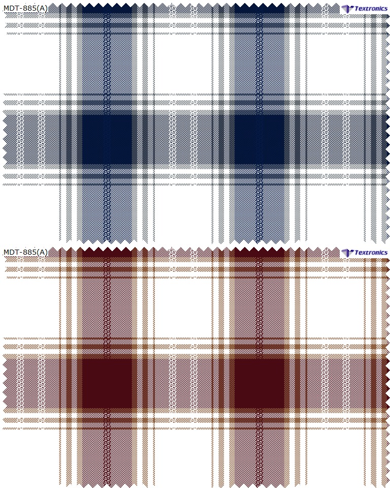 Dobby Yarn Dyed Fabric - Color: Multicolour