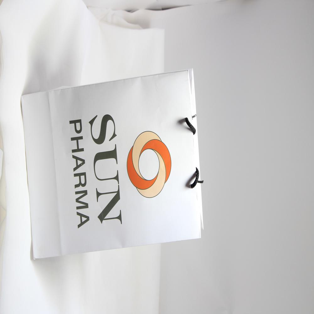 White Printed Paper Bag