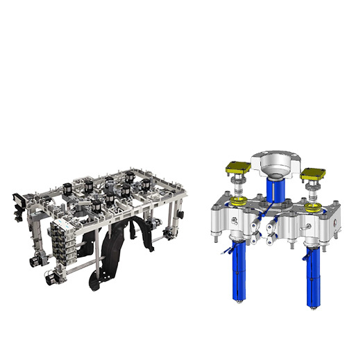 Valve Gate Hot Runner - Color: Silver