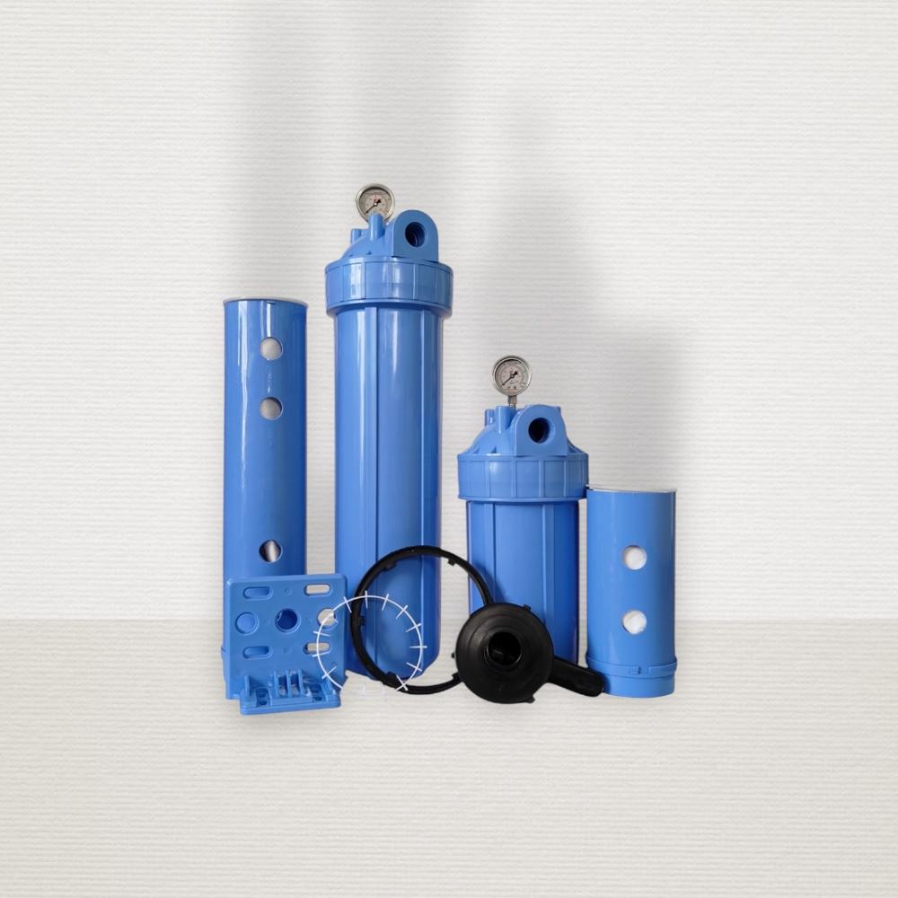 10-20 Ag Filter Assembly - Single Open End Cartridge, Round Shape, 1-15 Kg Weight