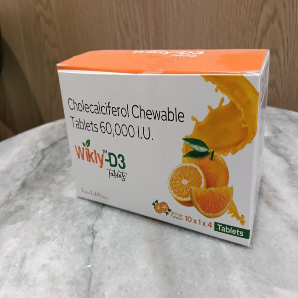Cholecalciferol chewable tablets 60000 iu