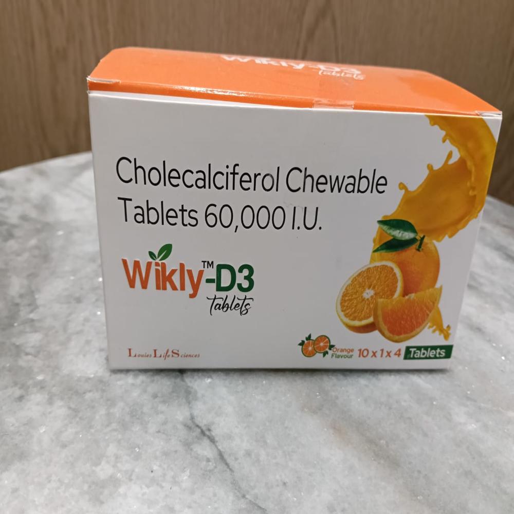 Cholecalciferol chewable tablets 60000 iu