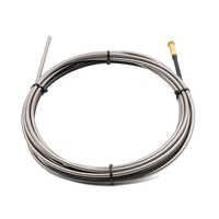 10x Tweco 4 Steel Mig Liner - Color: Silver