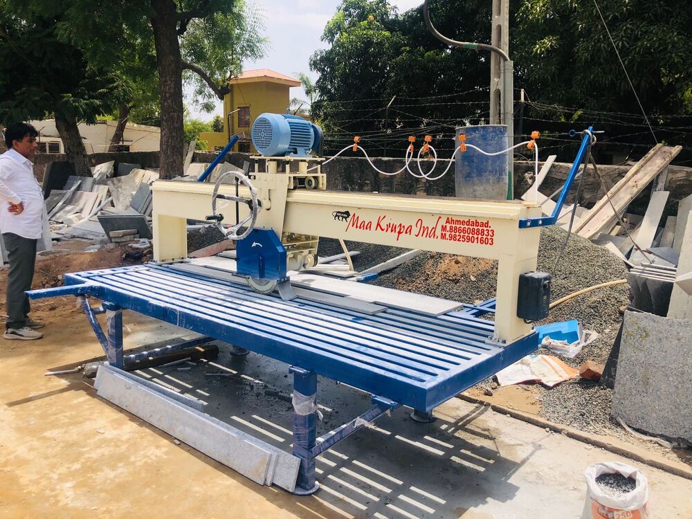 Portable Edge Stone Cutting Machine - Cutting Thickness: 50 Millimeter (Mm)