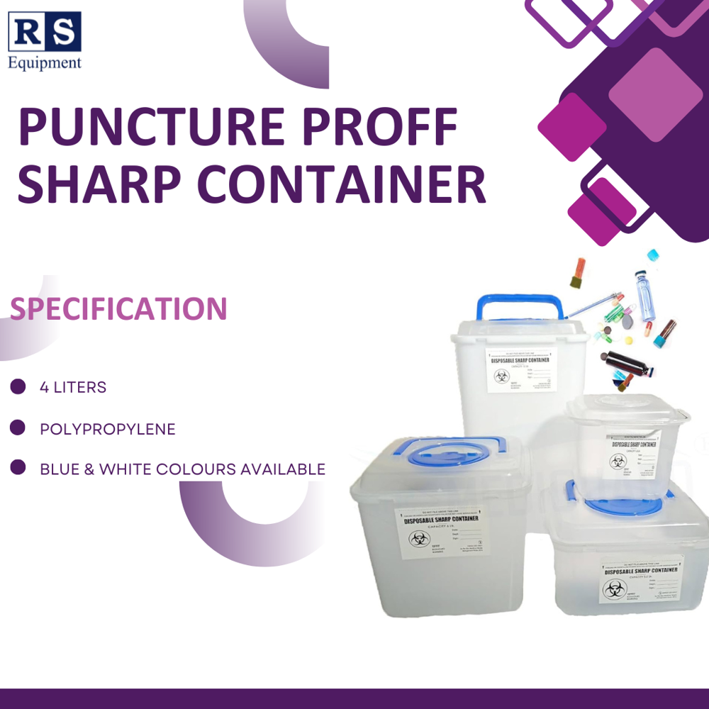 Puncture Proof Sharp Container 4 Ltr