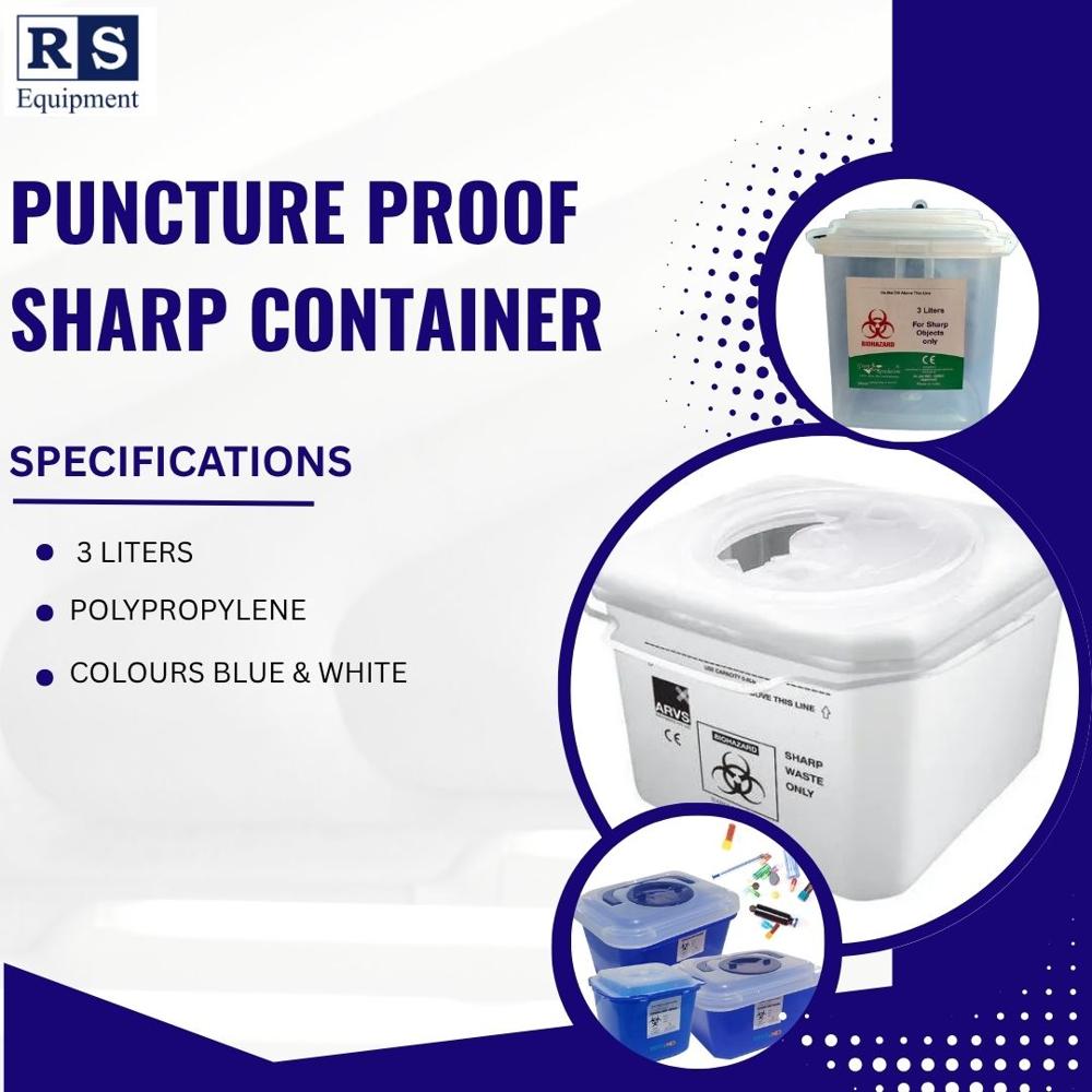 Puncture Proof Sharp Container 3 Ltr