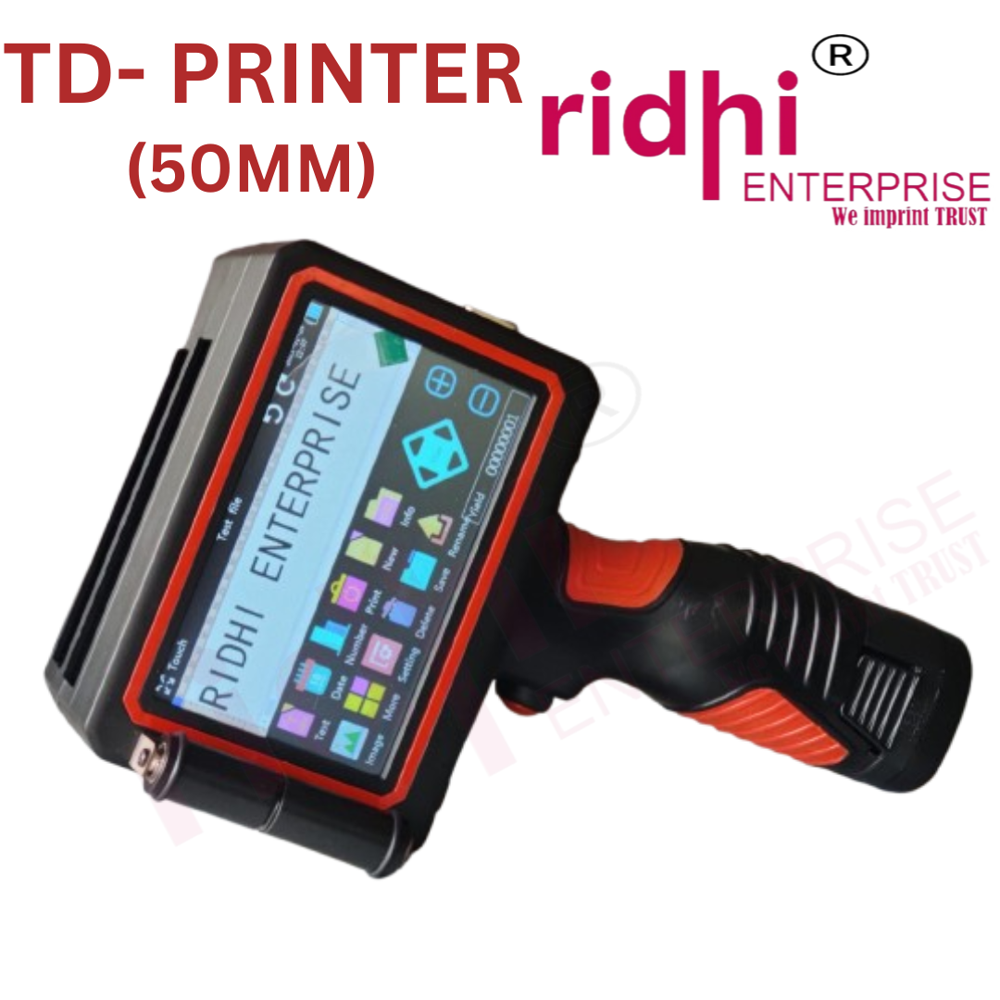 Ridhi Touch Duo 48mm Large Character Industrial Handheld Non-contact Ink Jet Printer - Material: Fiber Body