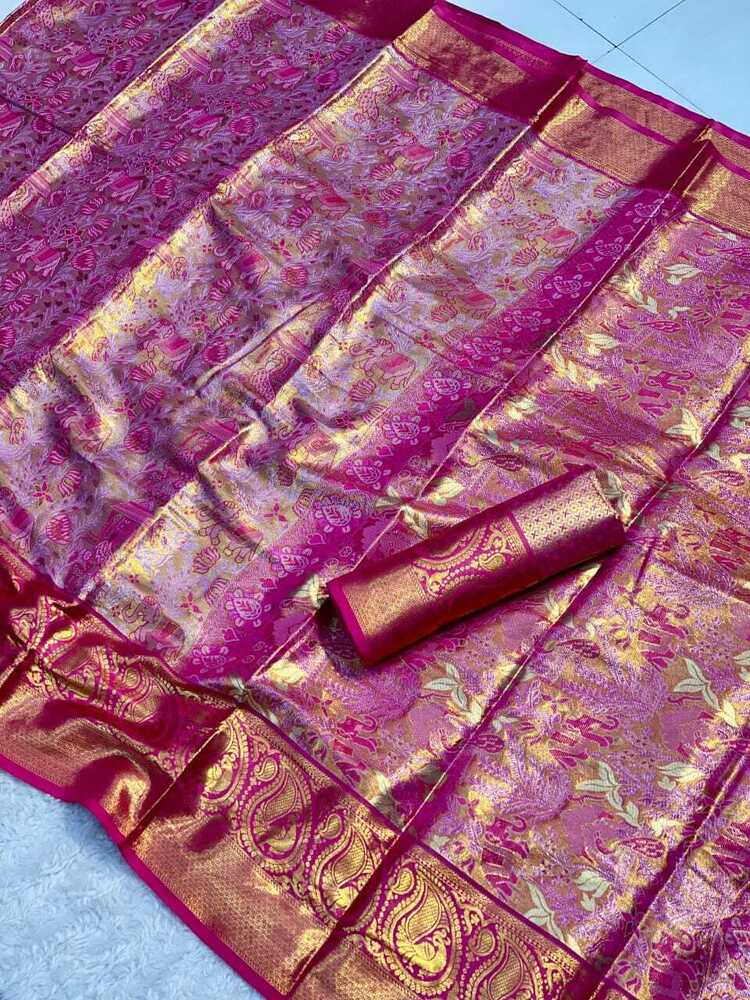 Bridal Silk Saree - Color: Multicolor