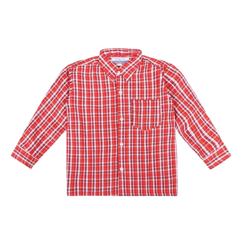 Full Sleeve Checked Shirt - Age Group: Nursery To 12th