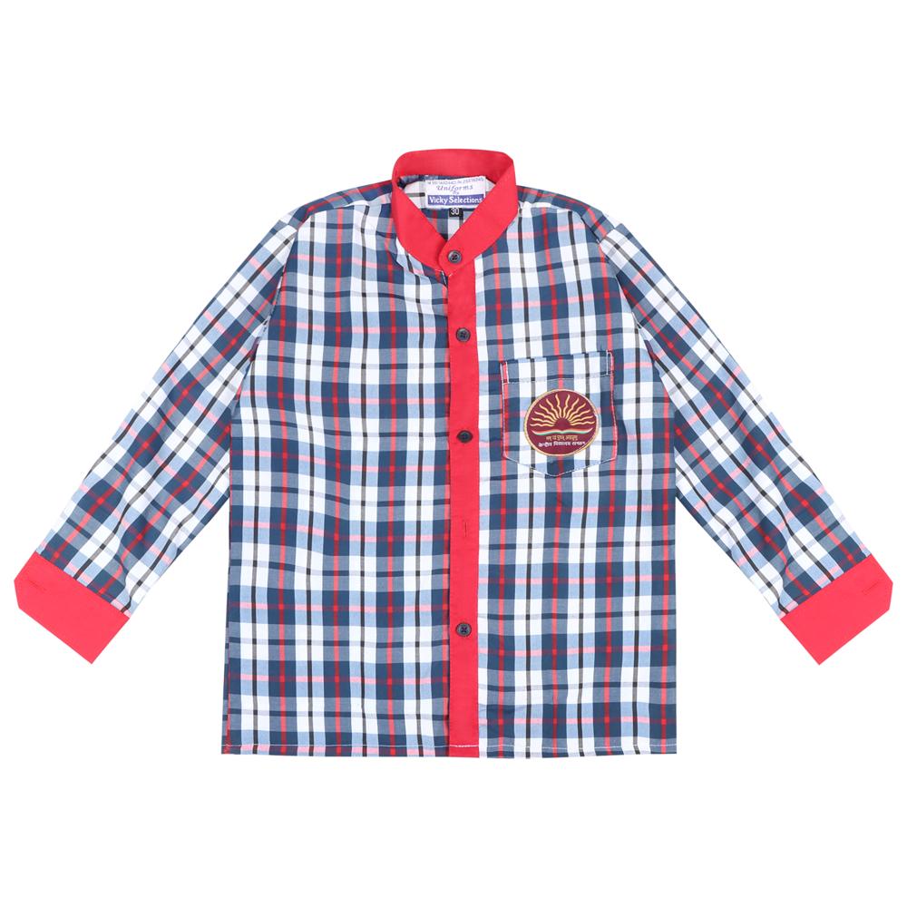 Full Sleeve Checked Shirt - Age Group: Nursery To 12th
