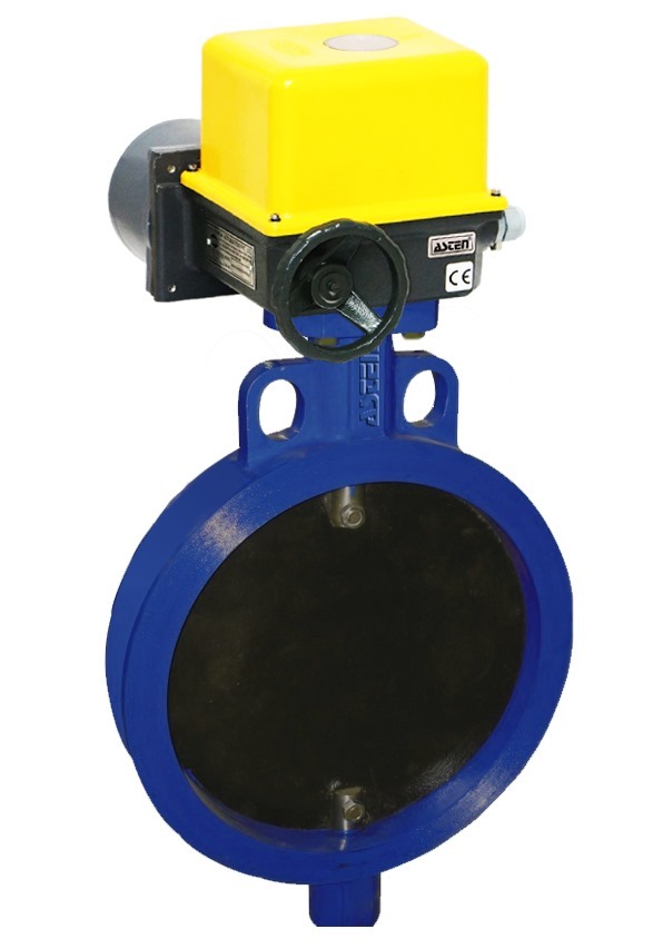 Asten Electrical Actuator Operated Butterfly Valve