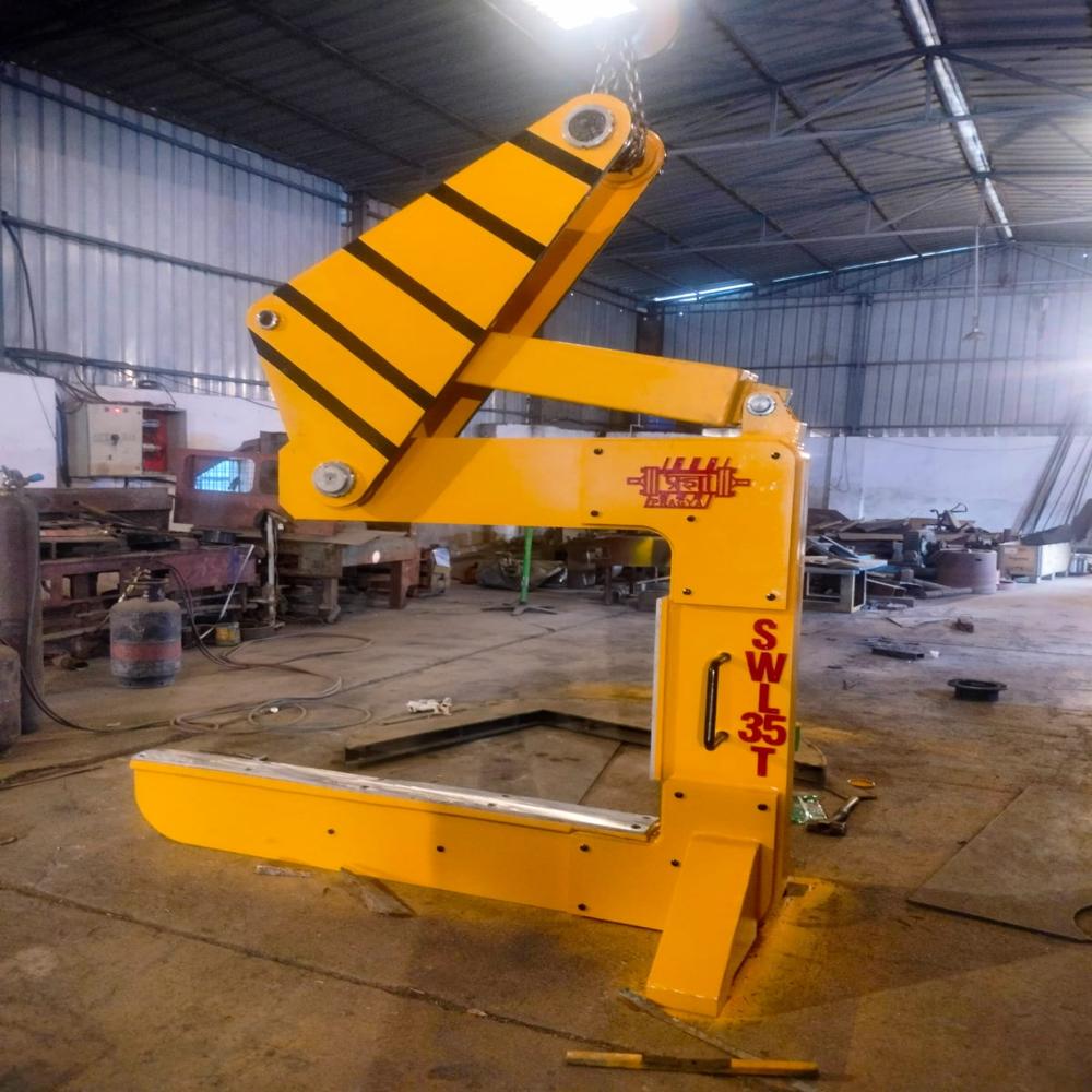 Coil C Hook - Durable Yellow Hook, 5-35 Metric Ton Lifting Capacity | High Quality, Easy To Operate, Strong Design