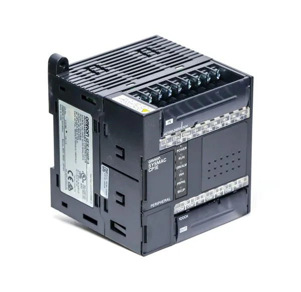 Omron Cp1e-e14dr-a Plc - Color: Light Gray