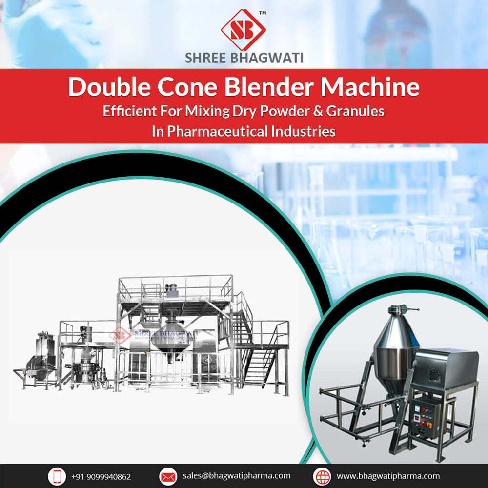 Double Cone Blender - 200  Kgs