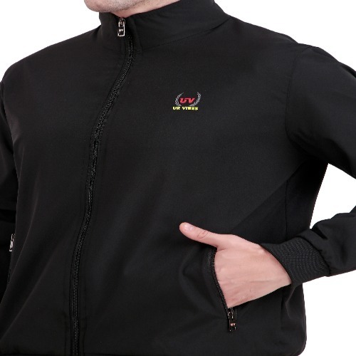 Mens Full Sleeves Jacket - Color: Black