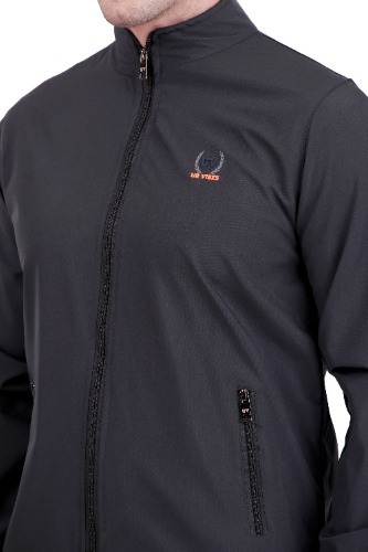 Mens Winter Zipper Jacket - Color: Black