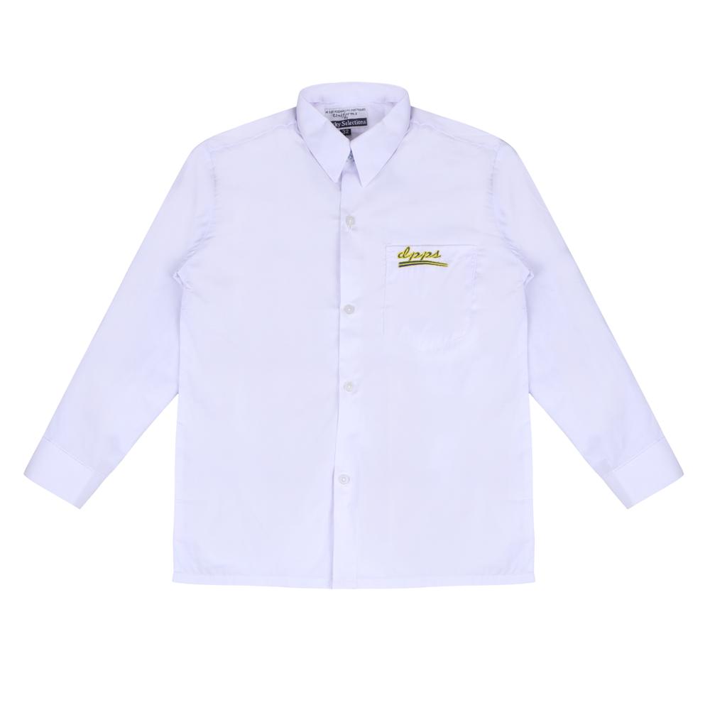 School Shirt With Embroidery