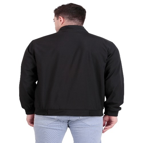 Mens Full Sleeves Jacket - Color: Black