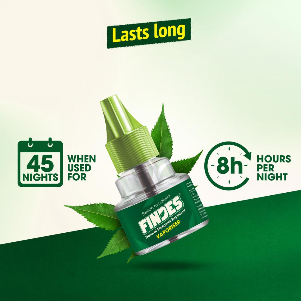 FINDES HERBAL MOSQUITO VAPORISER TWIN PACK