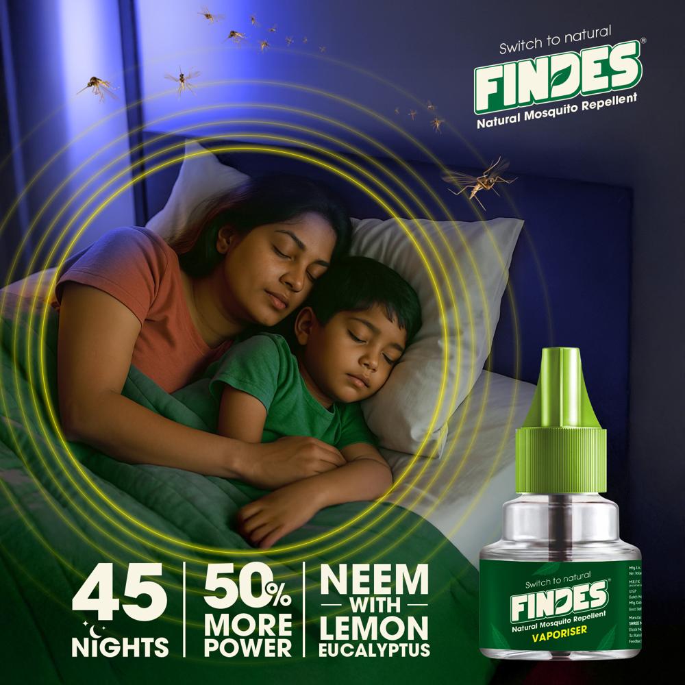 FINDES HERBAL MOSQUITO VAPORISER TWIN PACK