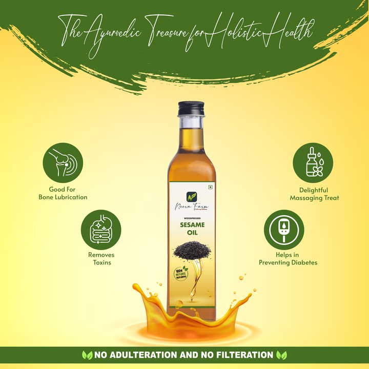 Wood Pressed Sesame Oil