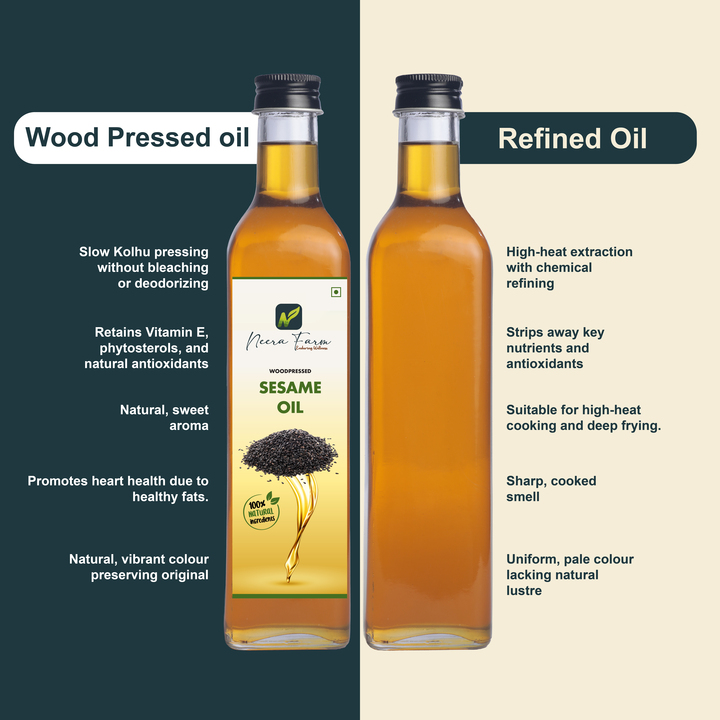 Wood Pressed Sesame Oil