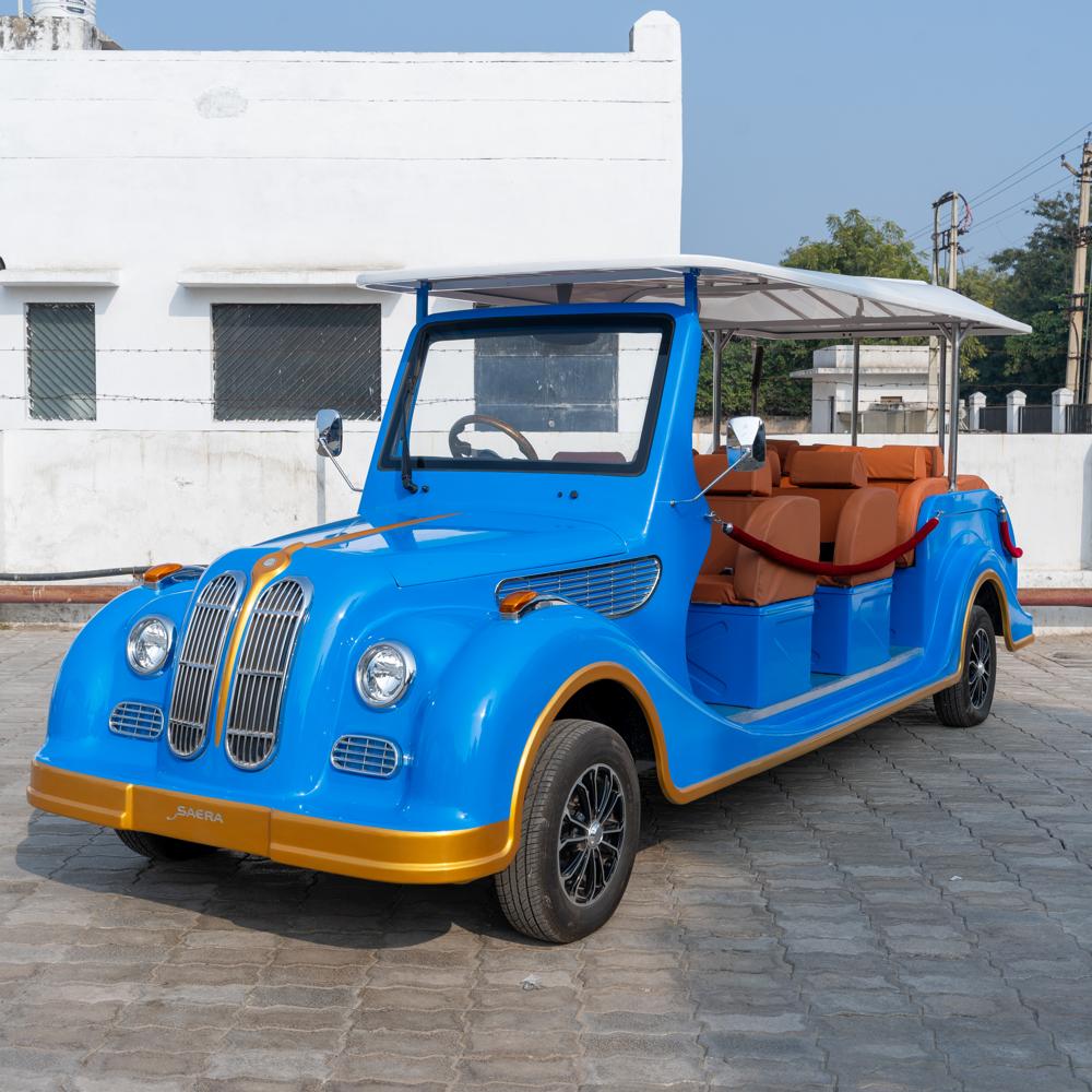 Saera V-1100 12 Seater Vintage Golf Cart - Capacity: 1400 Kg