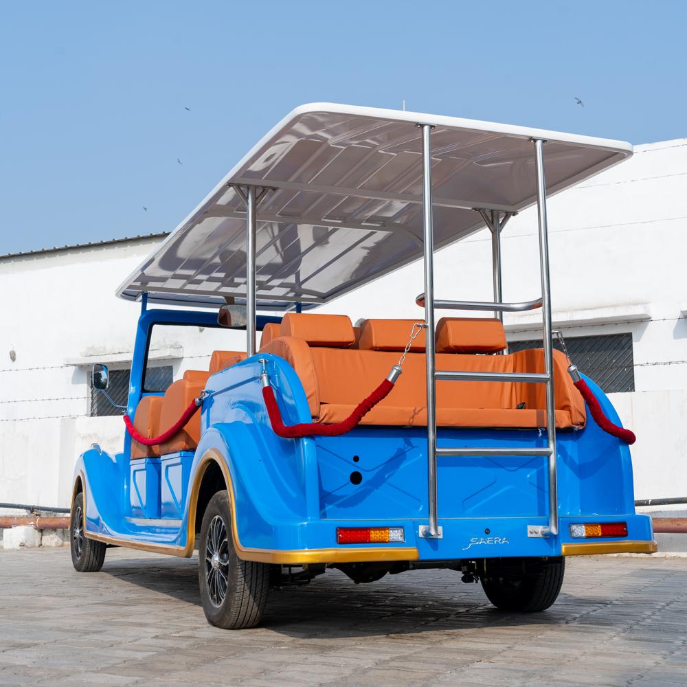 Saera V-1100 12 Seater Vintage Golf Cart - Capacity: 1400 Kg