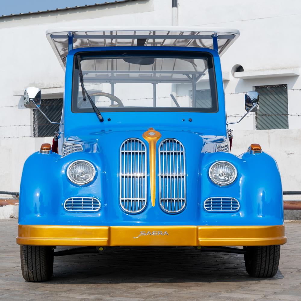 Saera V-1100 12 Seater Vintage Golf Cart - Capacity: 1400 Kg