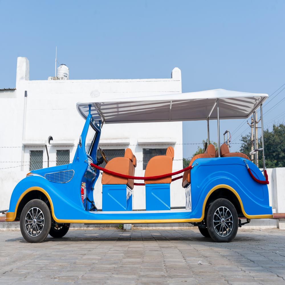 Saera V-1100 12 Seater Vintage Golf Cart - Capacity: 1400 Kg