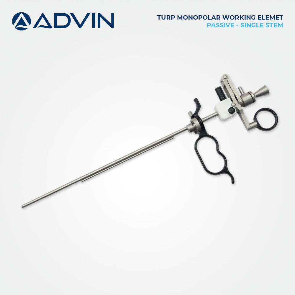 SS Monopolar Resectoscope TURP Working Element - Autoclavable and Reusable, Bipolar Energy for Simultaneous Cutting and Coagulation, Ergonomic Control