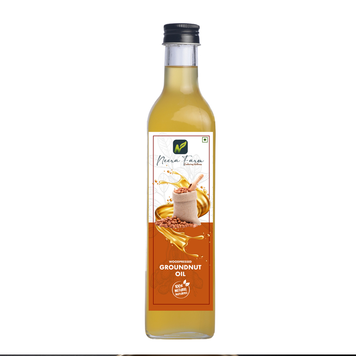 Wood Pressed Groundnut Oil