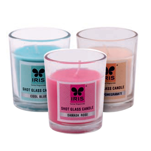 Irac8005 Shot Glass Candles - Burning Time: 8 Hours