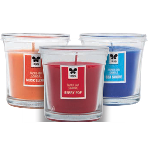 Irac8008 Colored Candle Jar - Burning Time: 25 Hours