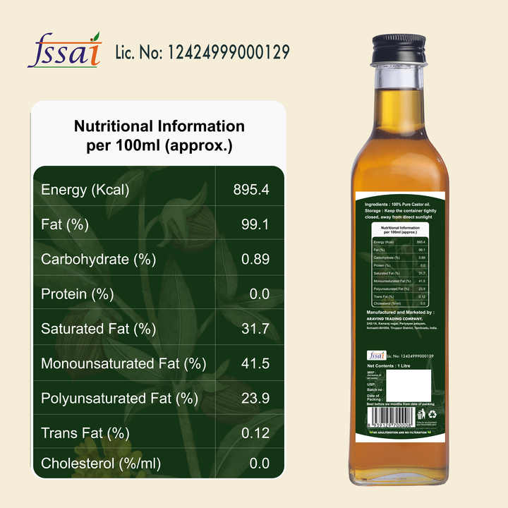 Wood Pressed Castor Oil